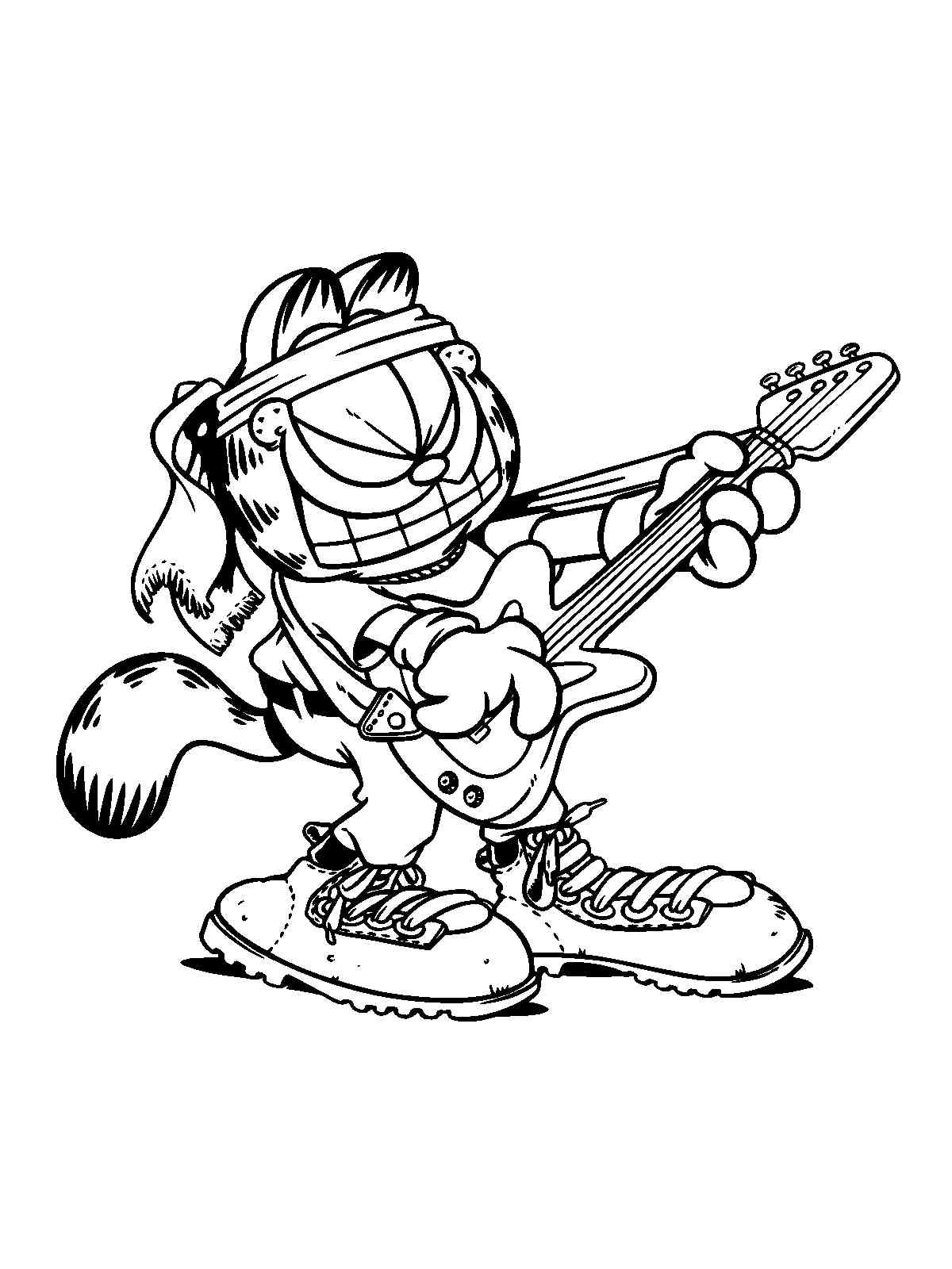 Garfield 6 coloring page