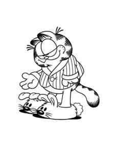 Garfield 67 coloring page