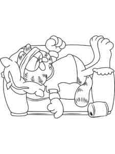 Garfield 8 coloring page
