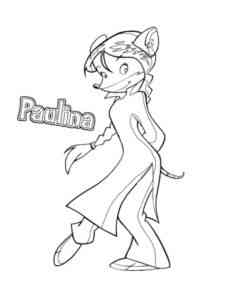 Paulina from Geronimo Stilton coloring page