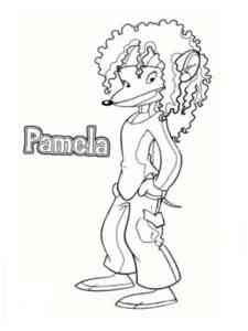 Pamela from Geronimo Stilton coloring page