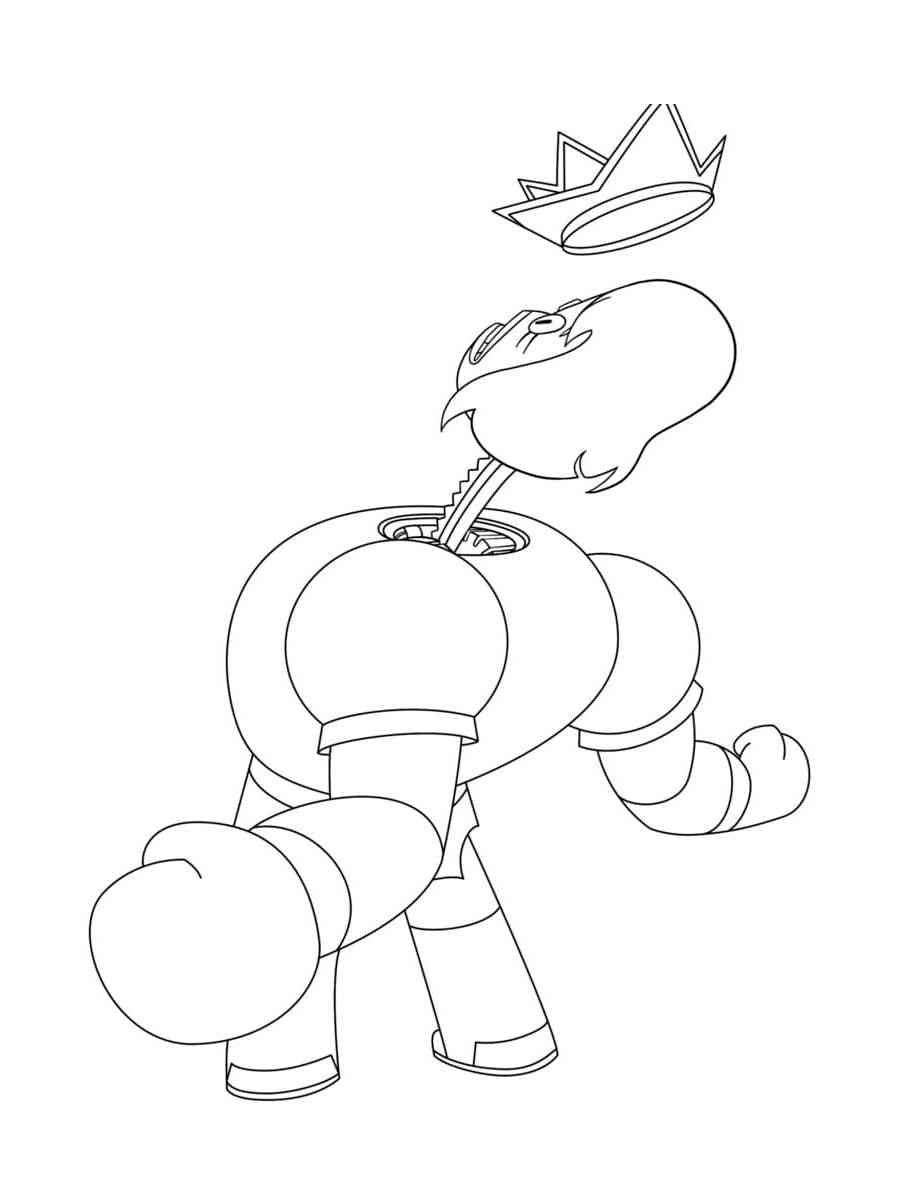 Cakey Von Smasher coloring page