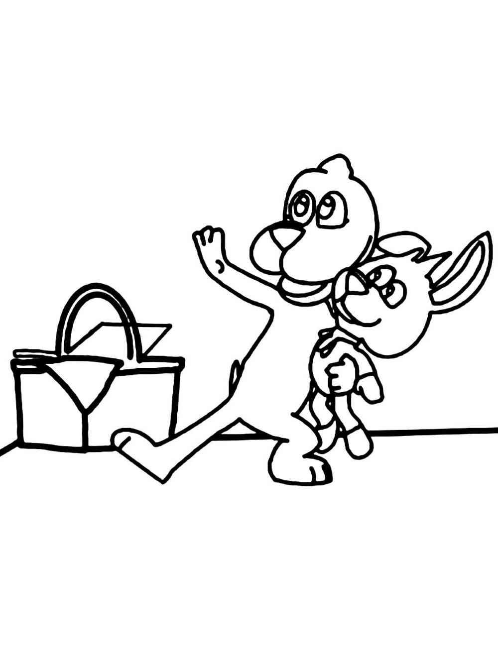 Go, Dog, Go 1 coloring page