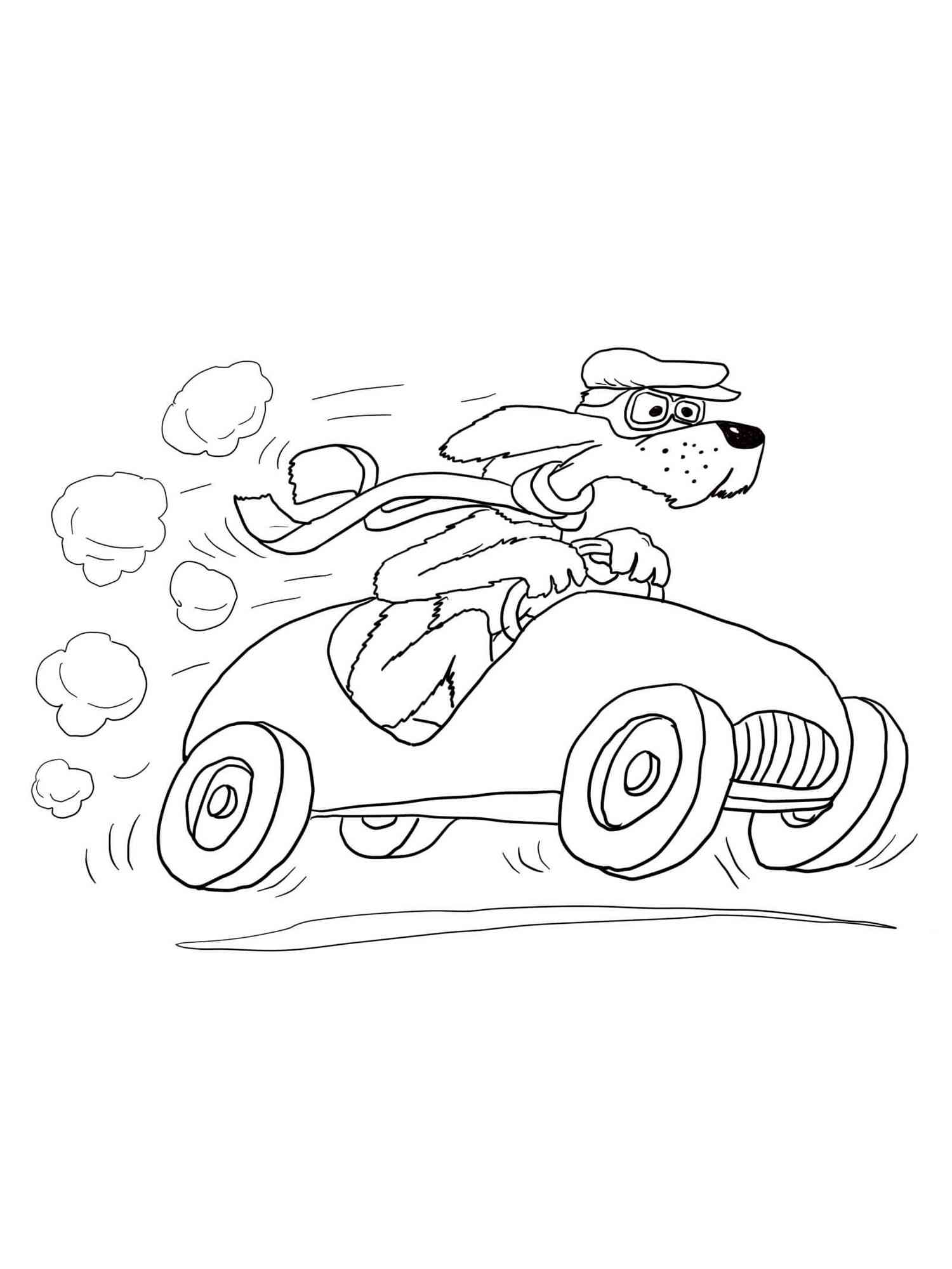 Go, Dog, Go 12 coloring page