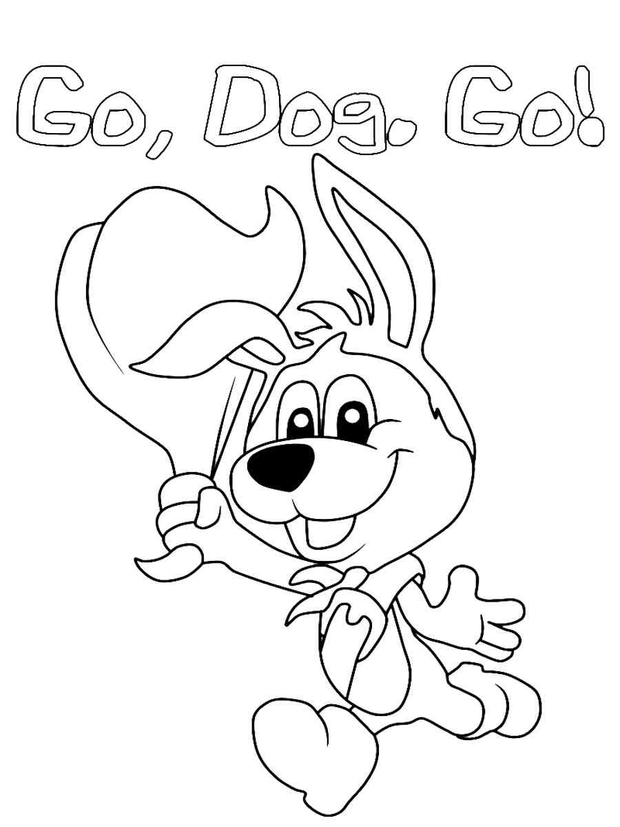 Go, Dog, Go 13 coloring page