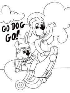 Go, Dog, Go 5 coloring page
