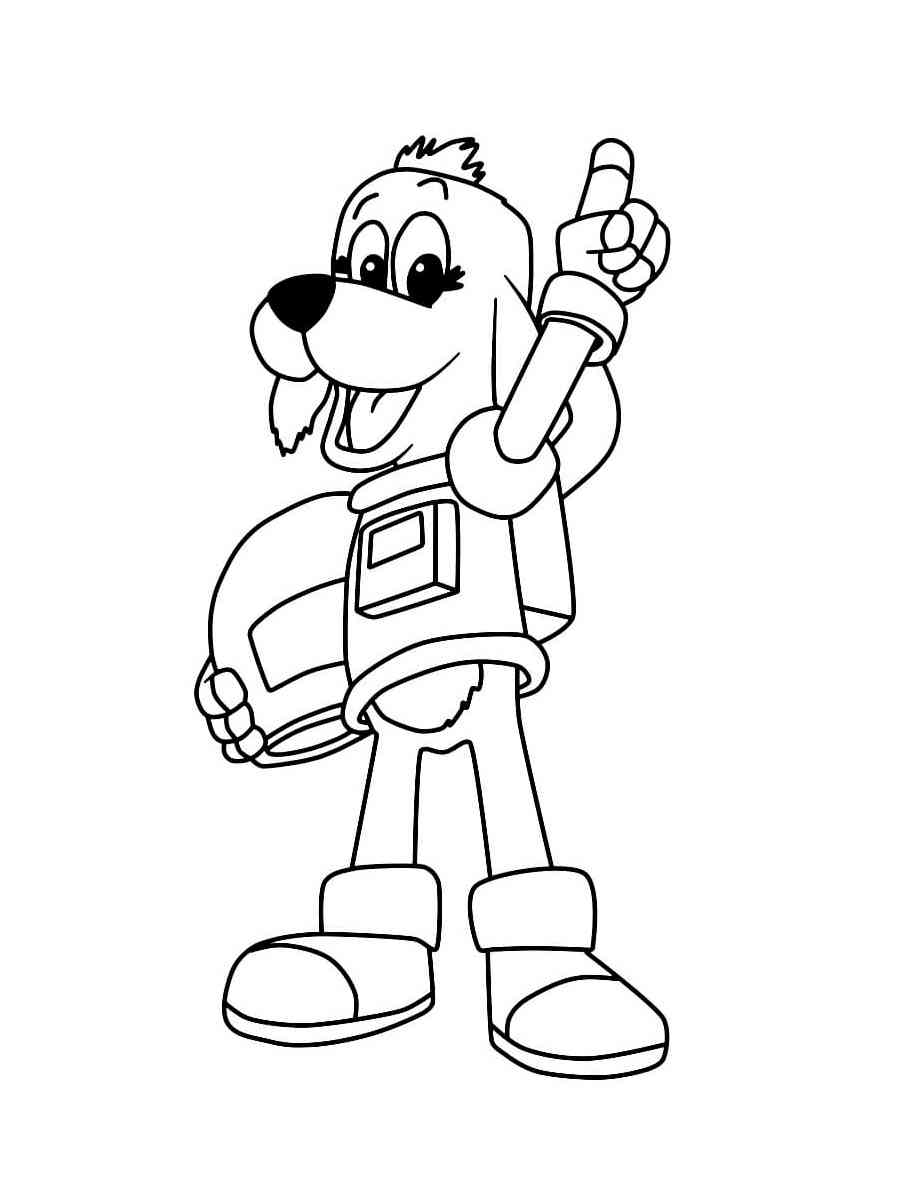Go, Dog, Go 8 coloring page
