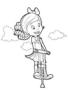 Goldie and Bear 1 coloring page