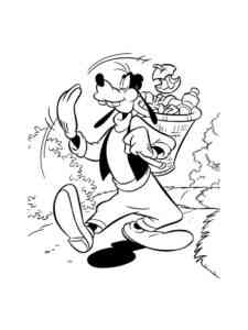 Adorable Goofy coloring page