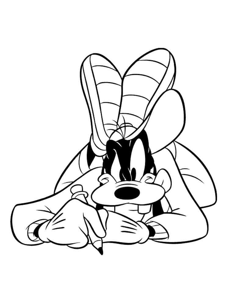 Goofy 10 coloring page