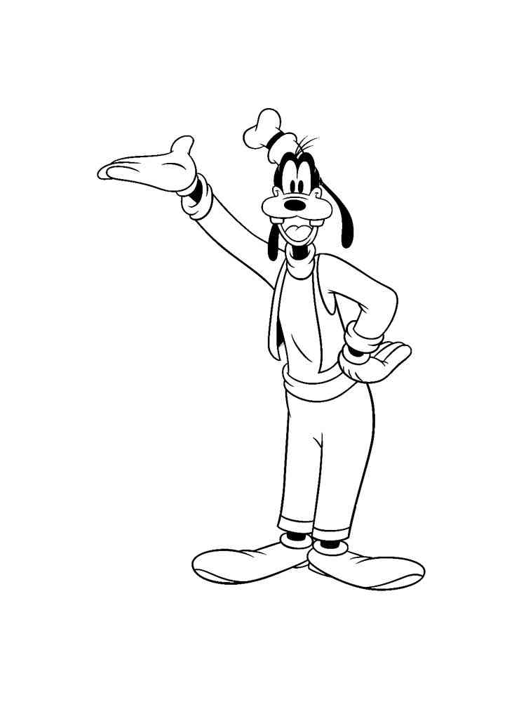 Goofy 15 coloring page