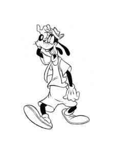 Goofy 18 coloring page