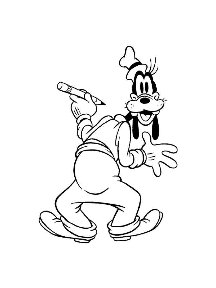 Goofy 23 coloring page