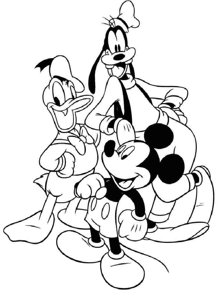 Goofy 24 coloring page