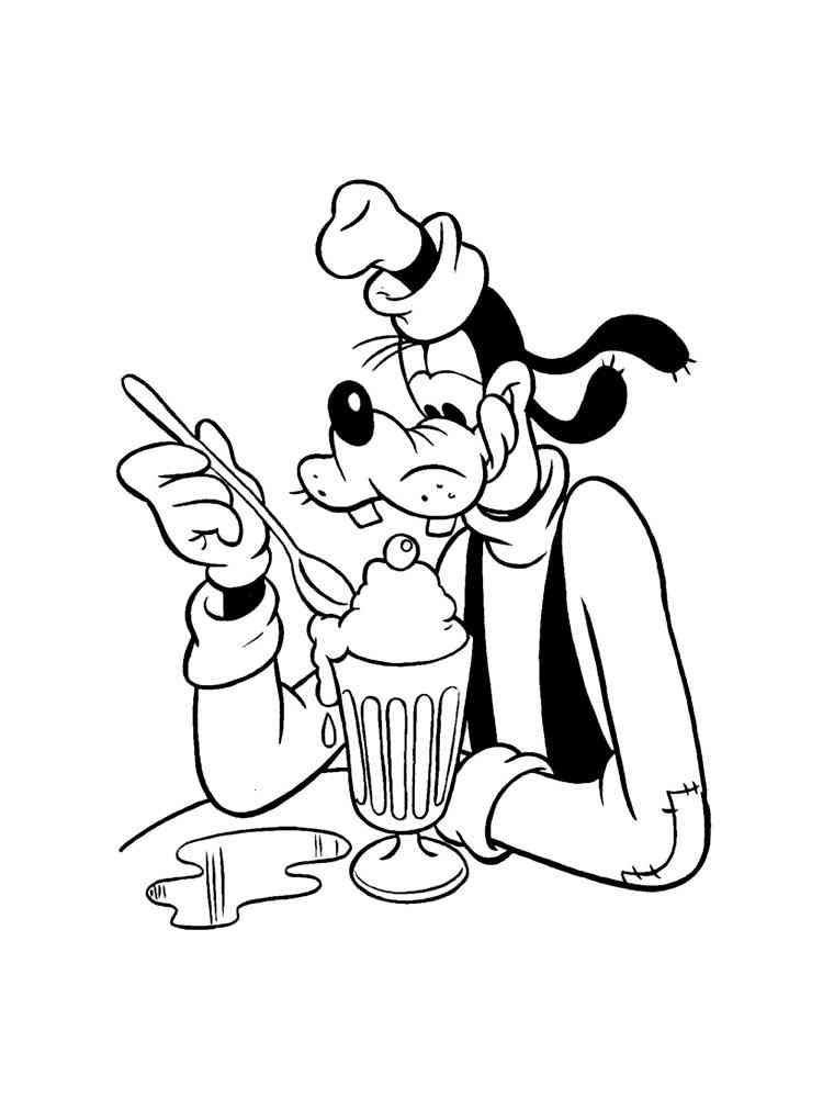 Goofy 31 coloring page