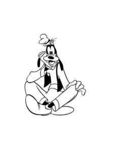 Goofy 33 coloring page