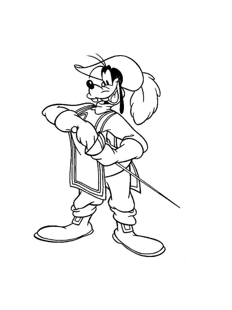 Goofy 34 coloring page