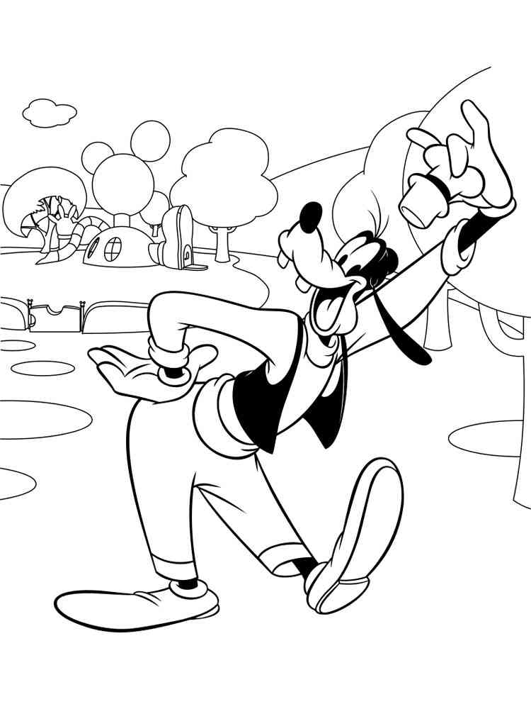 Goofy 39 coloring page