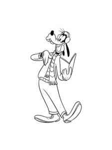 Goofy 42 coloring page