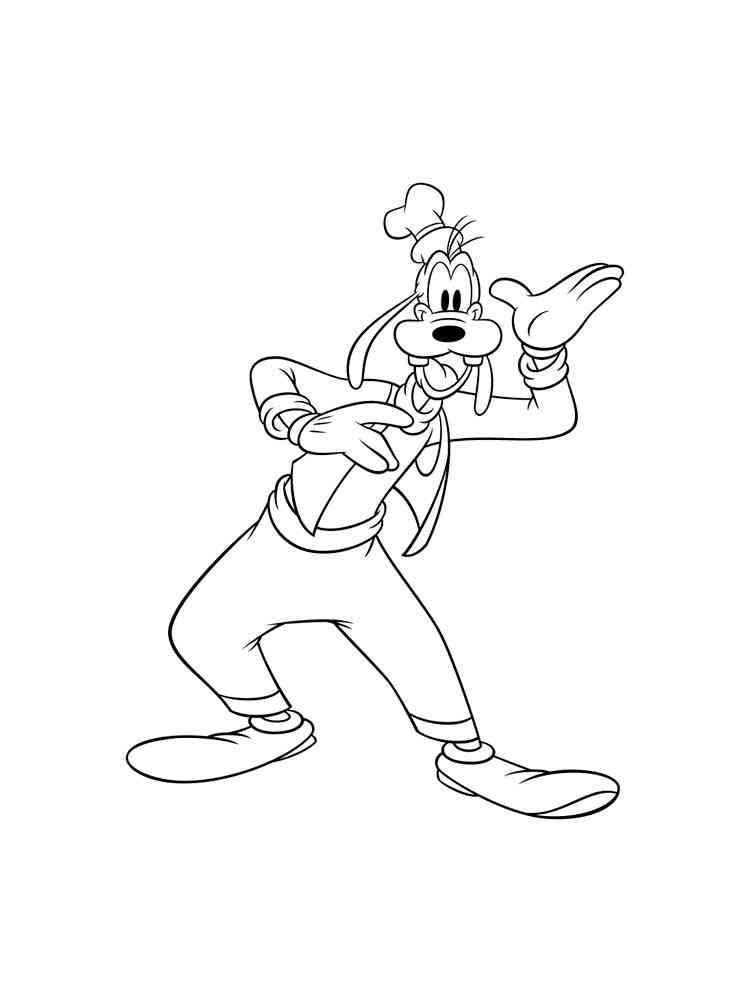 Goofy 43 coloring page