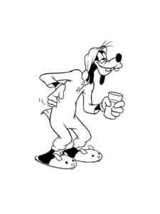 Goofy 45 coloring page