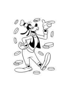 Goofy 7 coloring page