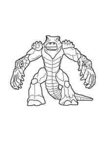 Tribe of Earth monster from Gormiti coloring page