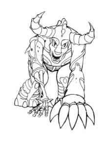 Monster Gormiti coloring page