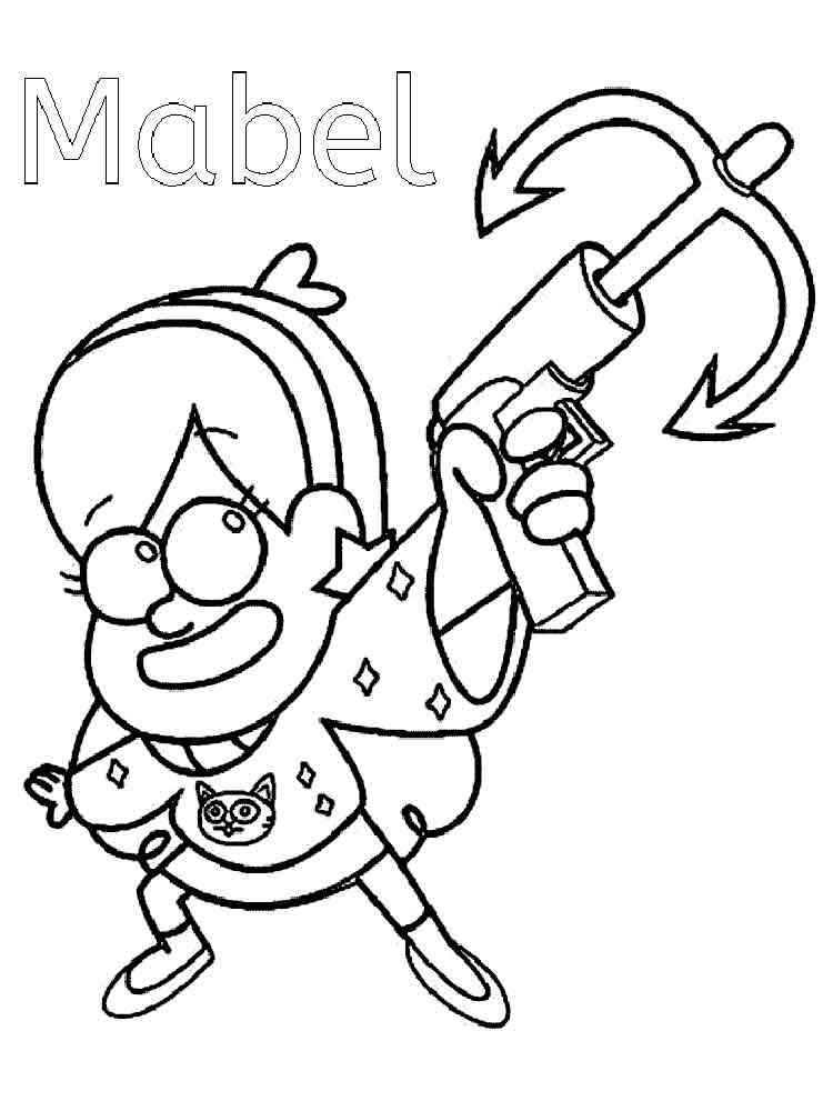Gravity Falls 11 coloring page