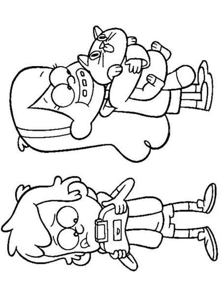 Gravity Falls 15 coloring page