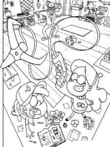 Gravity Falls 16 coloring page
