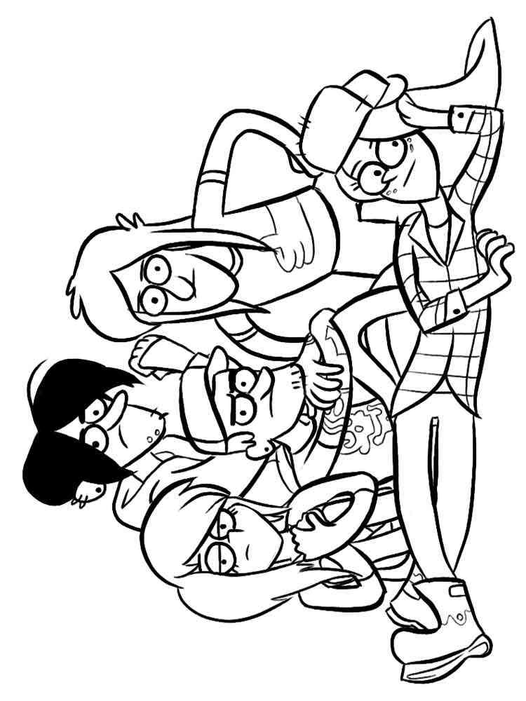 Gravity Falls 22 coloring page