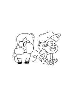 Gravity Falls 24 coloring page