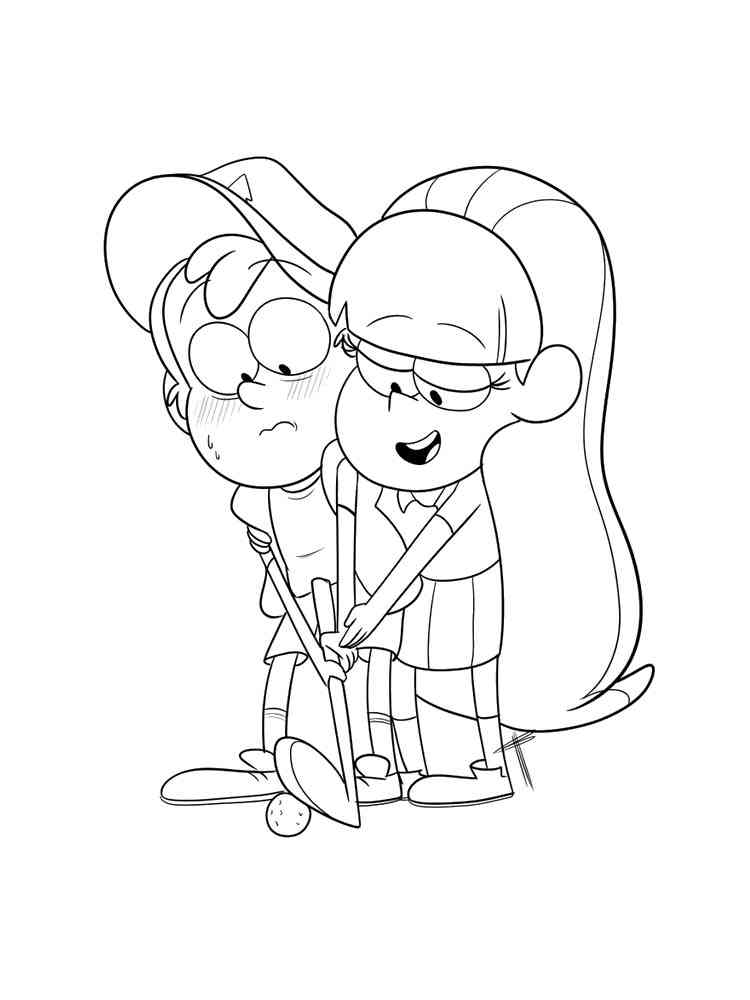 Gravity Falls 27 coloring page