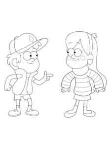 Gravity Falls 33 coloring page