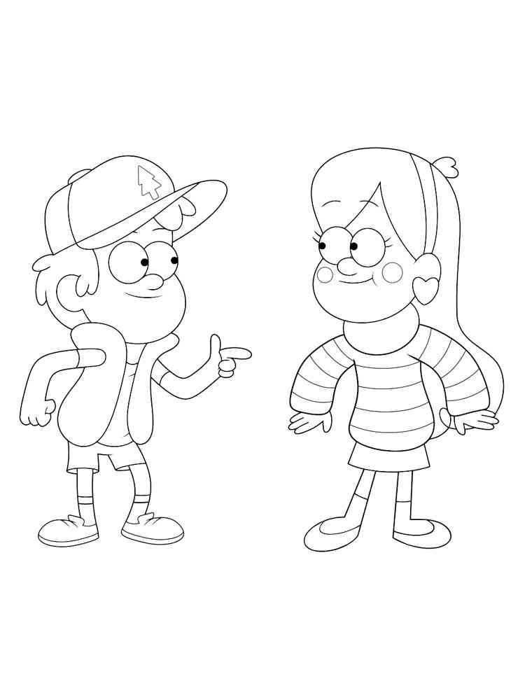 Gravity Falls 33 coloring page