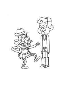 Gravity Falls 37 coloring page