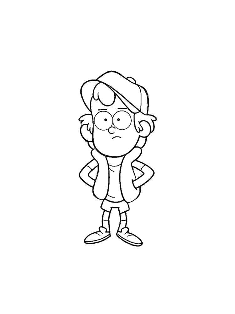 Gravity Falls 43 coloring page