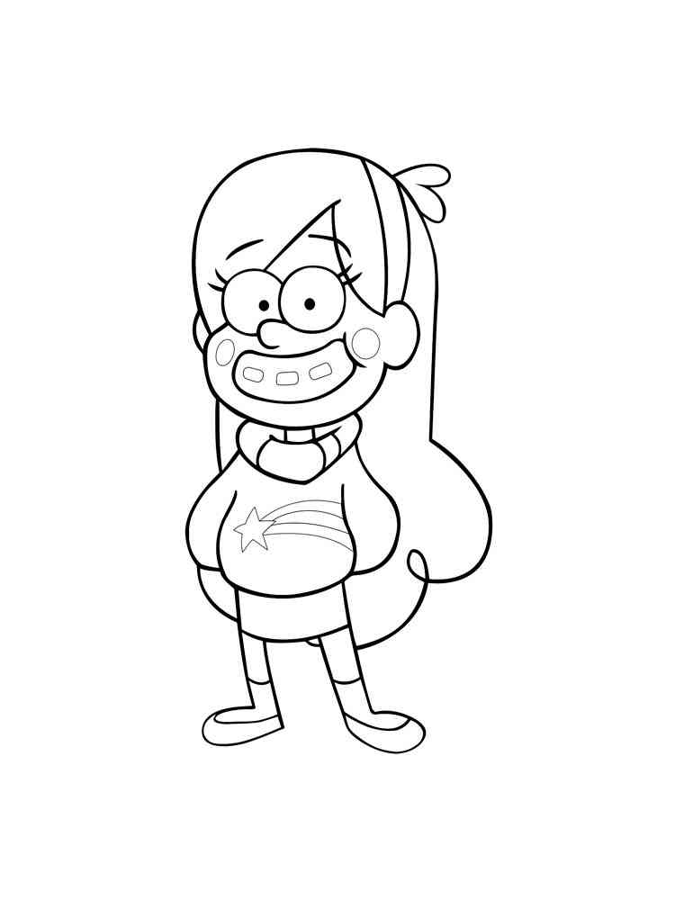 Gravity Falls 45 coloring page