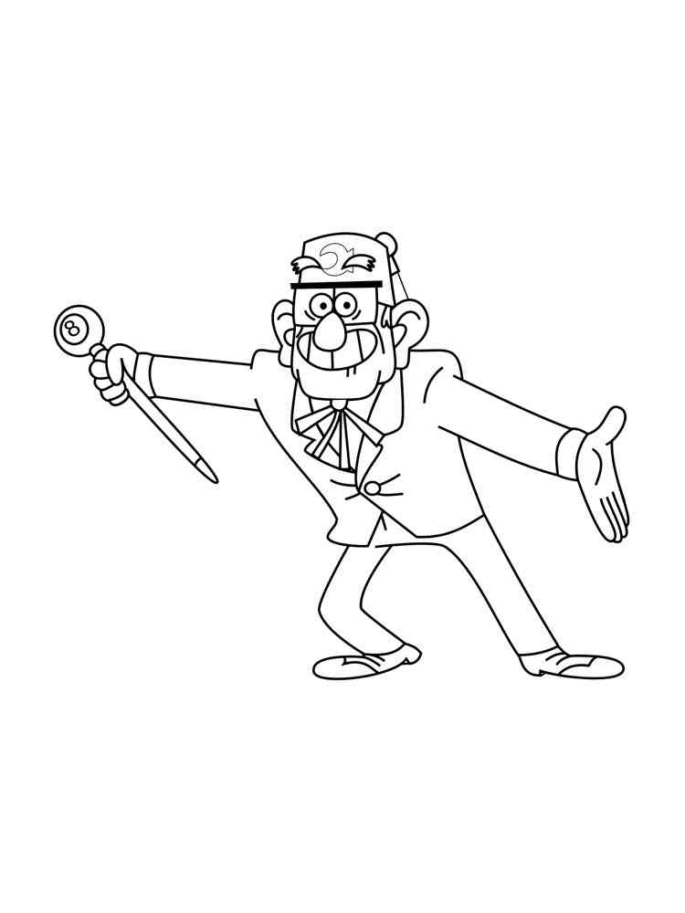 Gravity Falls 46 coloring page