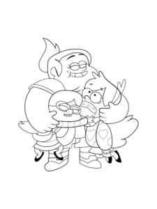 Gravity Falls 47 coloring page