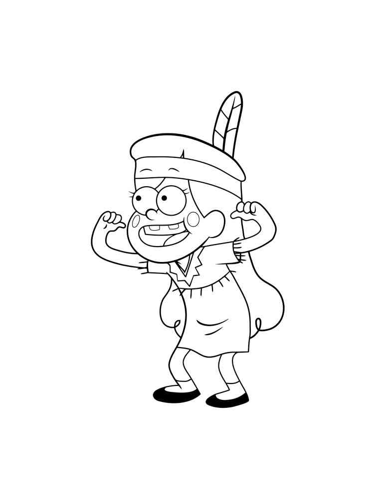 Gravity Falls 48 coloring page