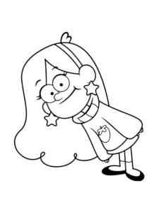 Mabel Pines coloring page