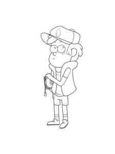Gravity Falls 55 coloring page