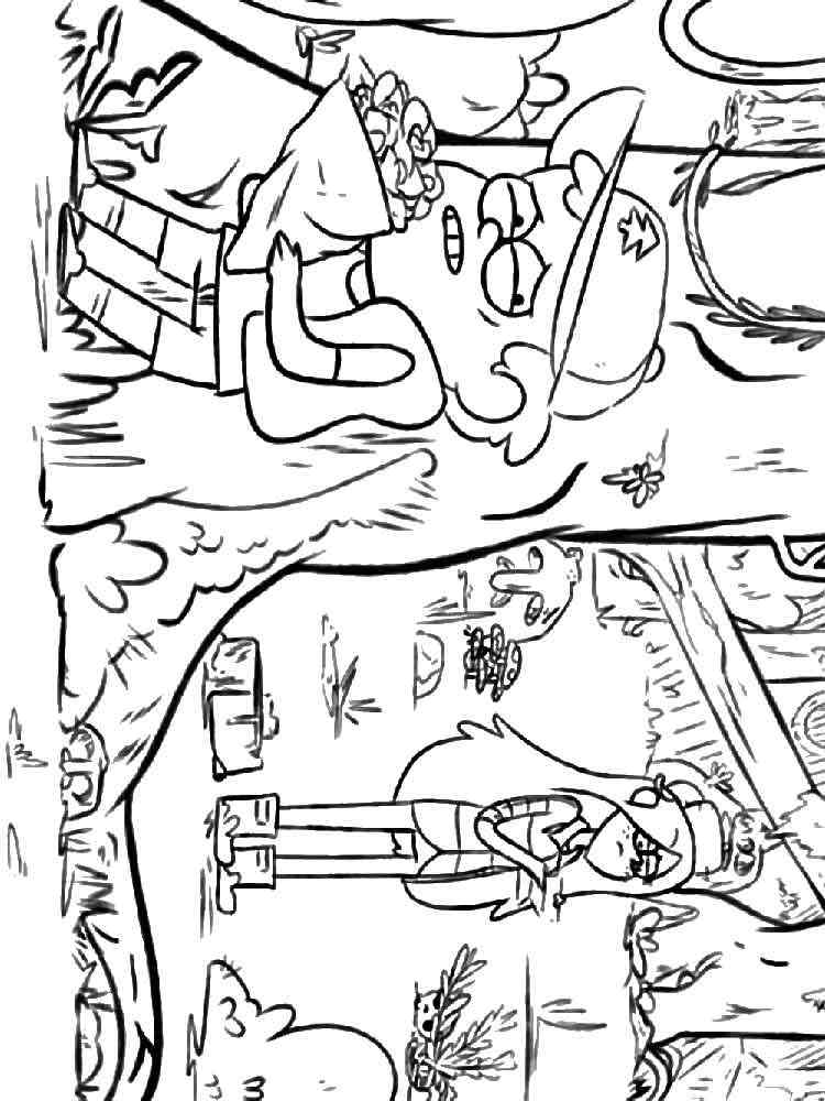 Gravity Falls 6 coloring page