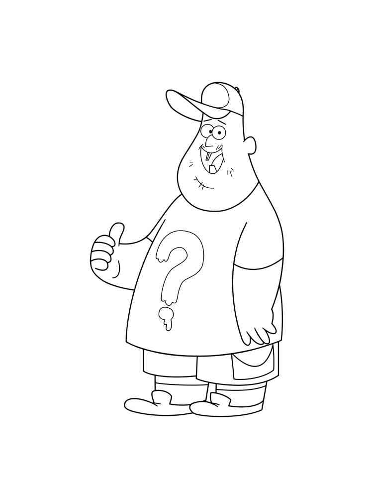 Gravity Falls 63 coloring page