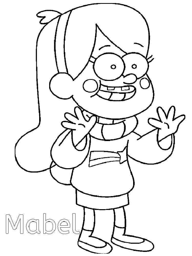 Gravity Falls 9 coloring page