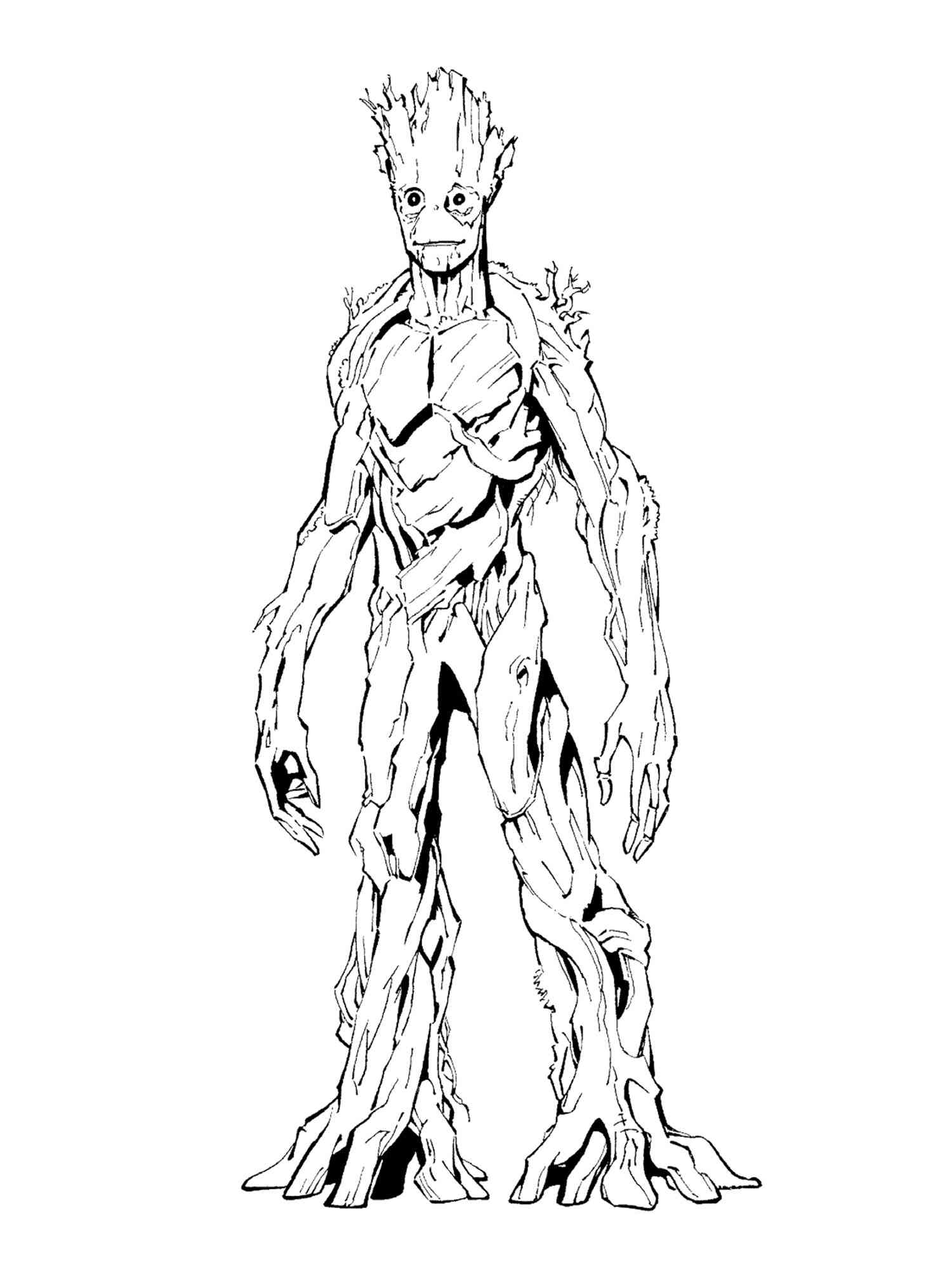 Groot 25 coloring page
