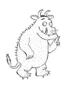 Easy Gruffalo coloring page