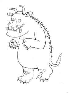 Simple Gruffalo coloring page